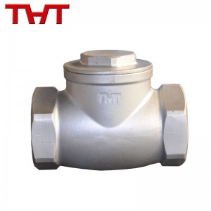 threaded screw ended swing check valve