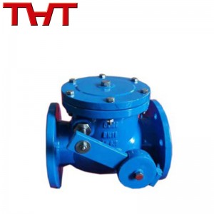 BS5153 Swing check valve nga adunay counterweight