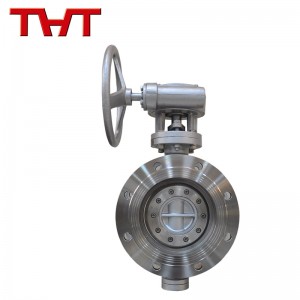 DN200 Stainless steel eccentric flanged butterfly valve fakitale