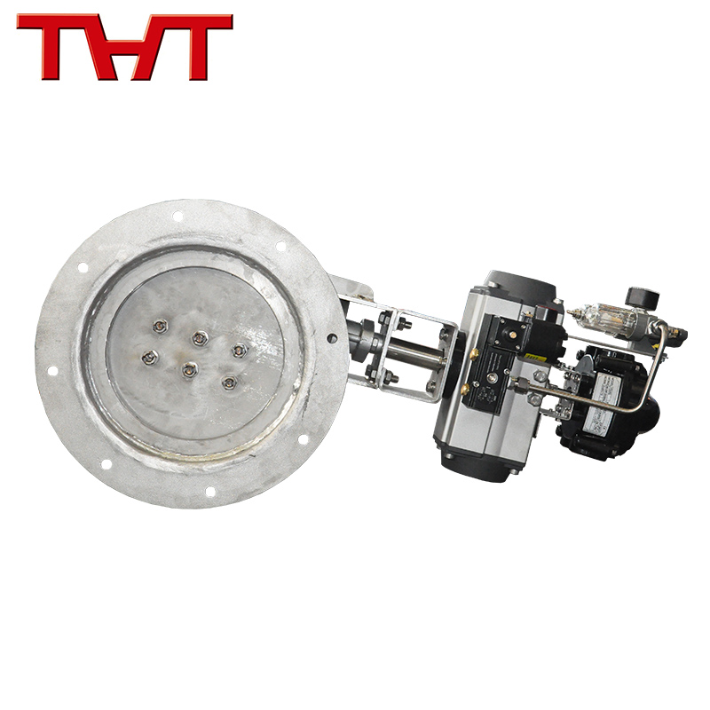 High definition Pressure Sealed Gate Valve - three-lever type damper butterfly valve – Jinbin Valve