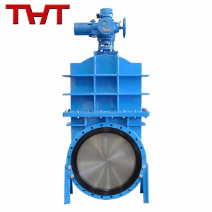 Bi-Directional seal knife gate valve high performance industrial valve for water treatment wastewater management