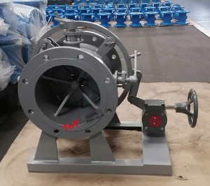 hugis fan radial vane louver damper valve