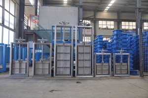 stainless steel channel type penstock sluice gate valve