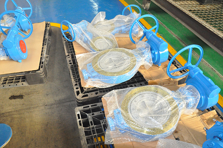 Bi-directional wafer butterfly valve exported to Japan