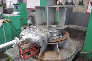 hand wheel operation PN16 flange connection SS304 ມີດ gate valve