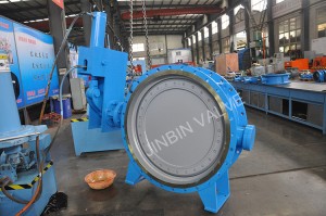 slow close hydraulic control check butterfly valve