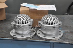 stainless steel ASME flange foot valve