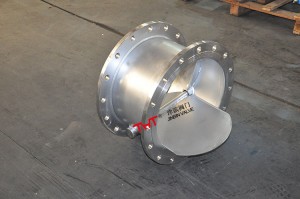 တစ်လမ်းက butterfly damper valve ကို စစ်ဆေးပါ။