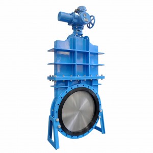 Bi-Directional seal knife gate valve high performance industrial valve for water treatment wastewater management