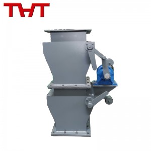 Electric double flap valve