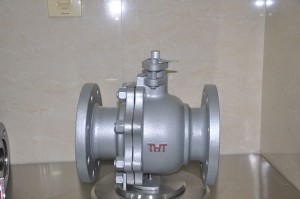 wcb cast steel ຄູ່ມືການດໍາເນີນງານ flanged ball valve