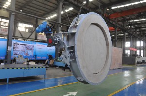 High temperature round Refractory Lined Damper Valve