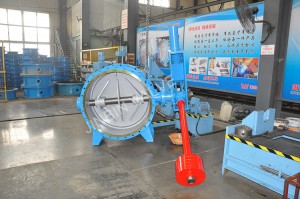 slow close hydraulic control check butterfly valve