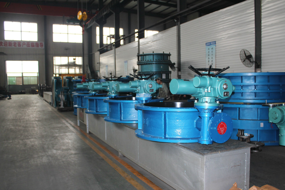 electric flanged Motorized butterfly valve