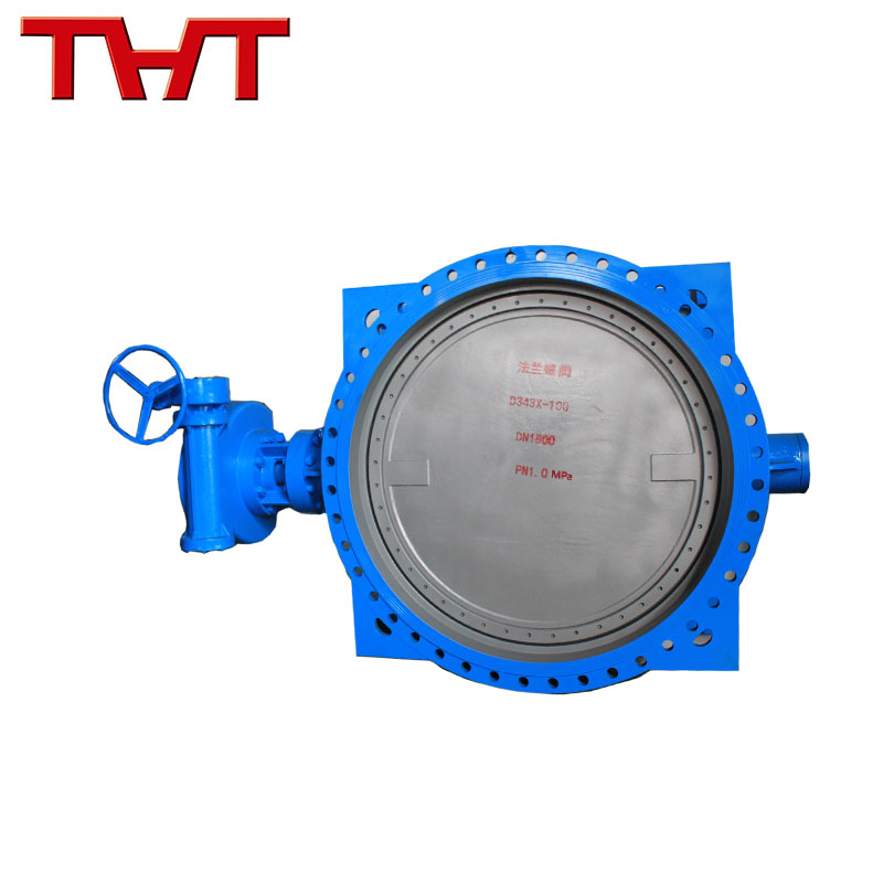2017 High quality Water Gate - Worm actuated valve-eccentric flanged butterfly type – Jinbin Valve