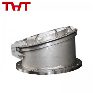 stainless steel round flap valve