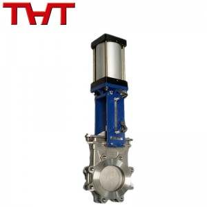 pneumatic stainless steel knife gate valves