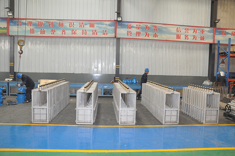 108 units sluice gate valve exported to Netherland have been successfully finished