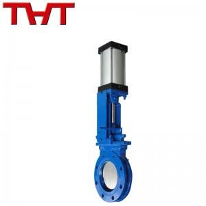 Pneumatic carbon steel knife gate valve