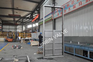 stainless steel manual operation channel type penstock gate