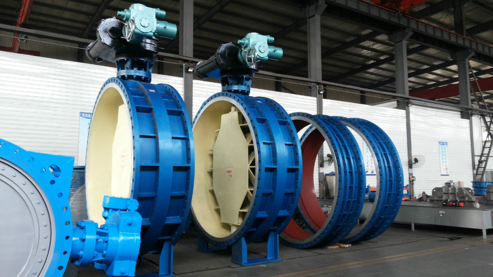 Electric eccentric butterfly valve