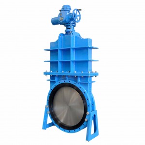 Bi-Directional seal knife gate valve high performance industrial valve for water treatment wastewater management