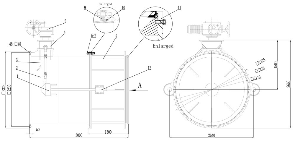 Fixed cone discharge valve