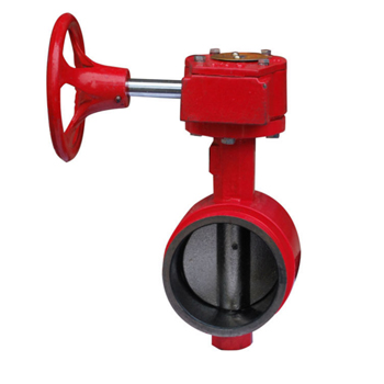 Online Exporter Stainless Steel Valve - rubber sealing grooved end signal butterfly valve – Jinbin Valve