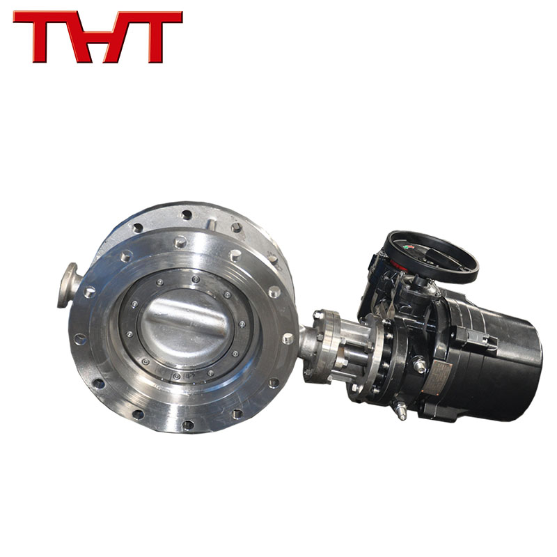 Factory Promotional Mechanical Sluice Gate - stainless steel electric hard sealing flanged butterfly valve – Jinbin Valve