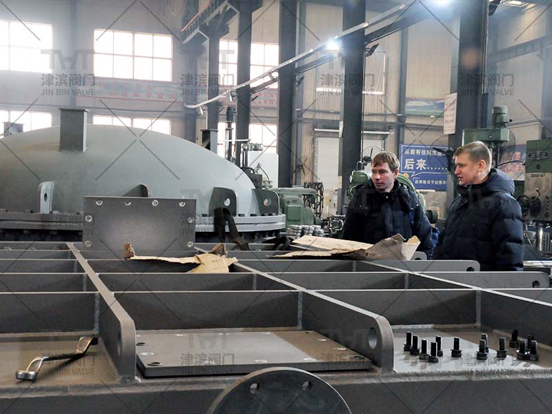 Welcome Russian customers to visit the factory