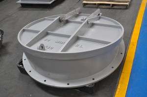 cast iron round flap valve
