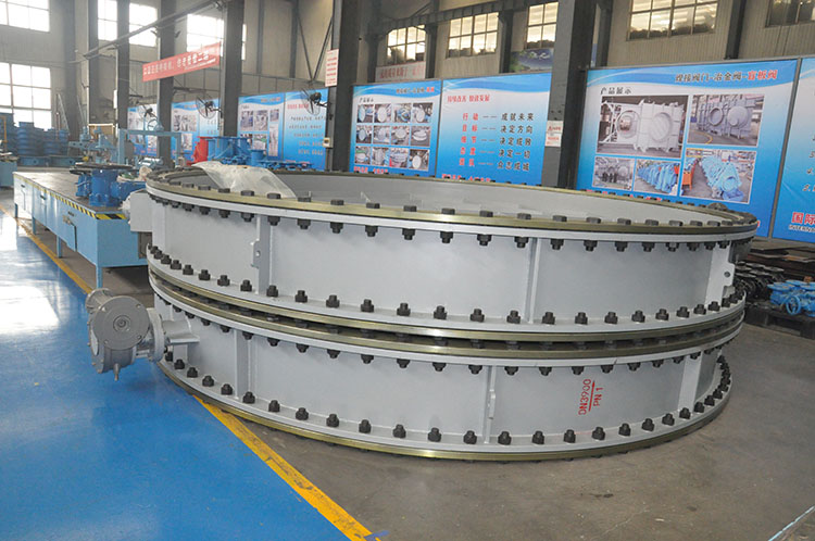 The production of dn3900 and DN3600 air damper valves has been completed