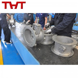 ezintathu-lever uhlobo damper butterfly valve