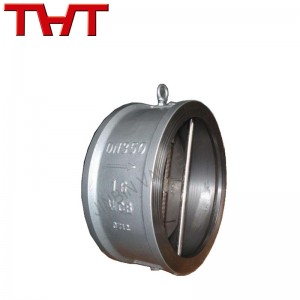 Professional ChinaAnsi150 Flange Knife Gate Valve - Carbon steel WCB wafer type double plate check valve – Jinbin Valve