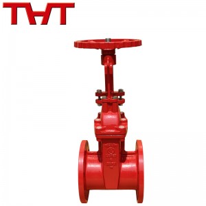 fire rising stem resilient seat gate valve