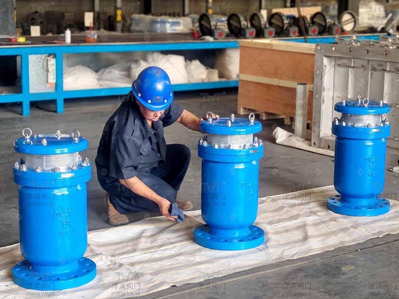 DN200 WCB Air release valves exported to Saudi water plant