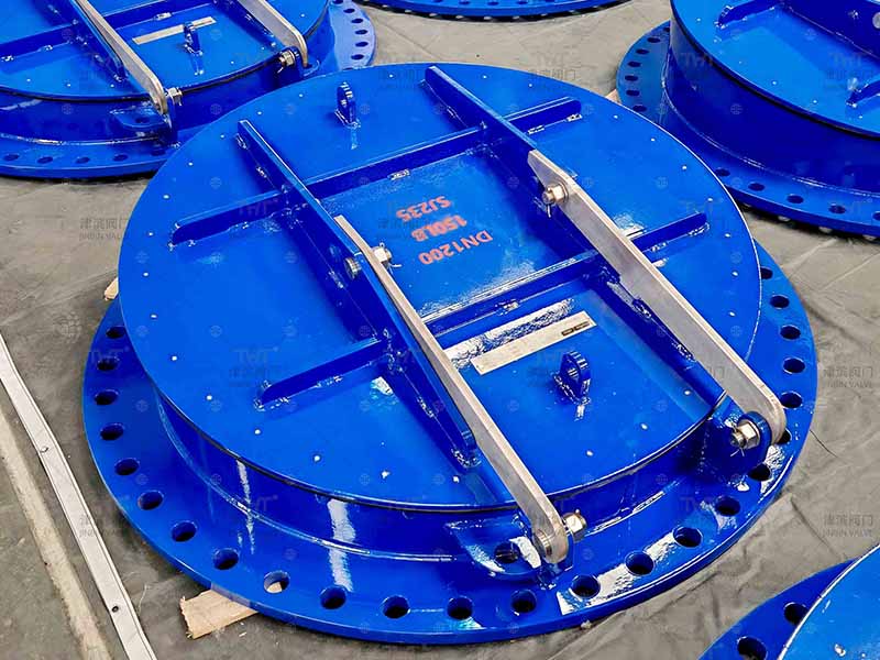 DN1200 150LB Carbon steel circular flap gate for drainage