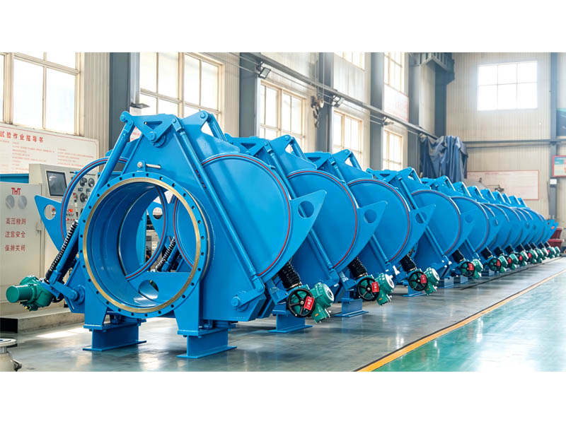 12 Pcs DN1100 Blind plate valves shipped to Russia