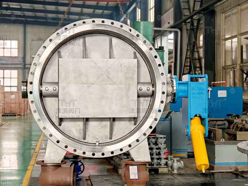 DN1800 hydraulic butterfly valve 2