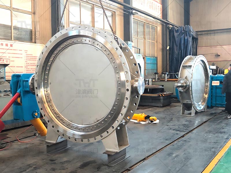 DN1800 hydraulic butterfly valve 4