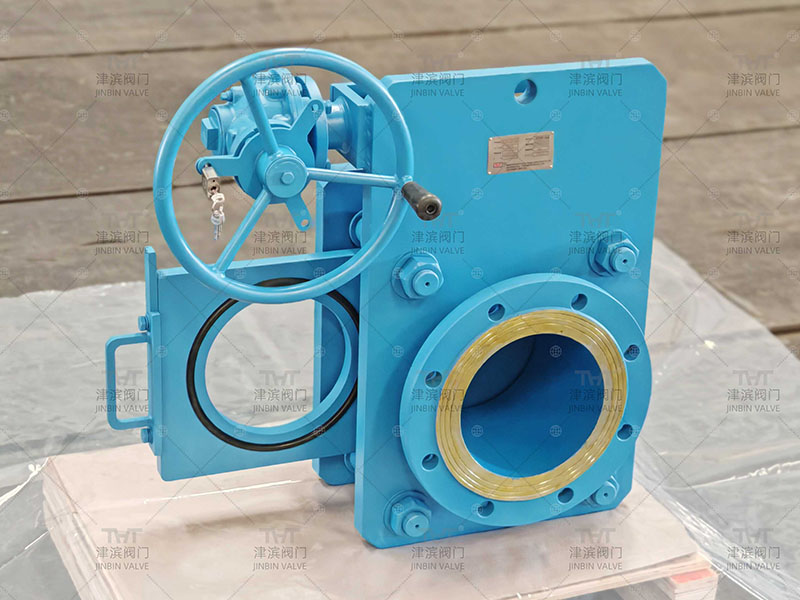 The sample of the DN200 high pressure goggle valve has been completed