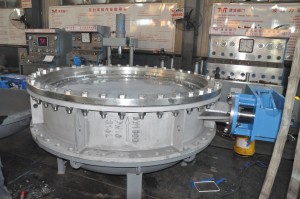 HYDRAULIC BUTTERFLY VALVE FOR SEA WATER DN1800 PN10