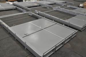 Laminated Stop Log Gate