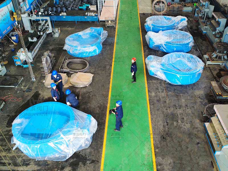 DN2200 Double eccentric butterfly valves have been shipped