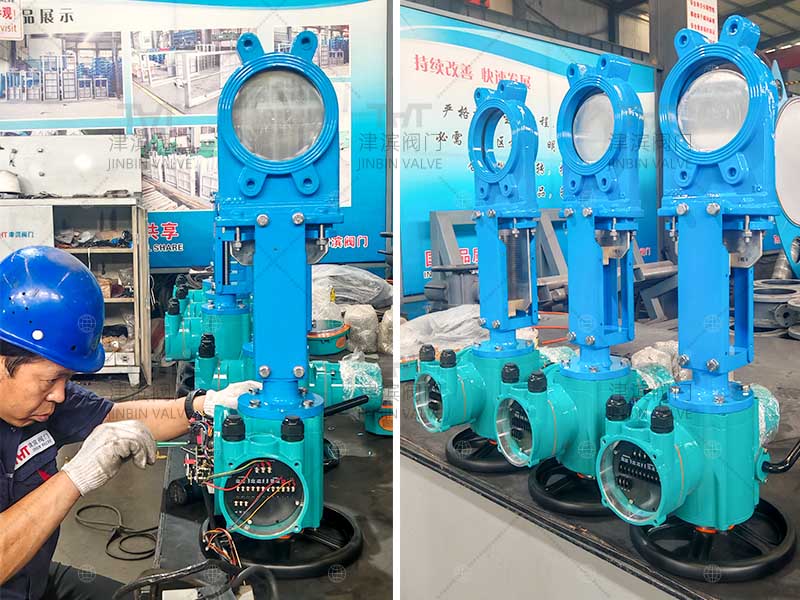 Manual & Electric Knife gate valves for water service