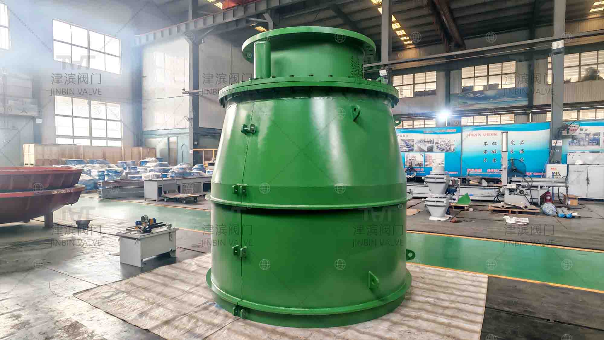Fixed cone discharge valve 4