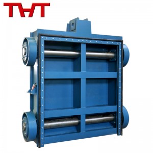 Fixed wheel steel gate for hydropower