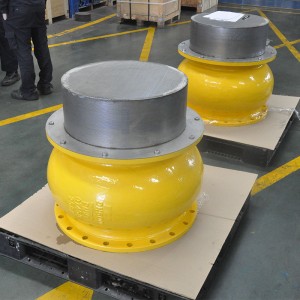 I-valve yezinyawo ze-iron ductile