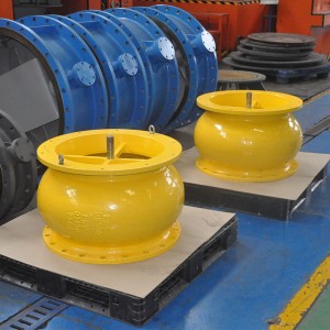 Valveya lingê hesinê ductile