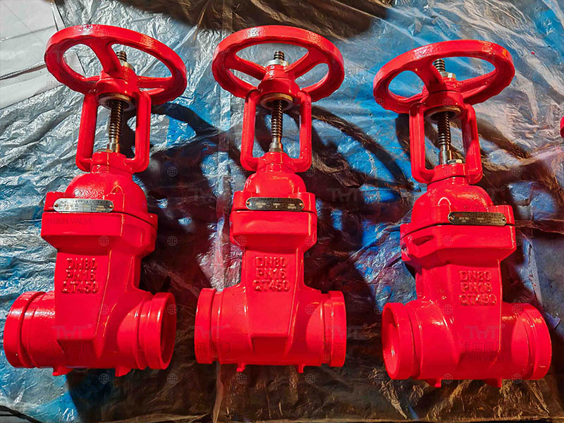 The application scope of Groove (clamp) connection gate valves